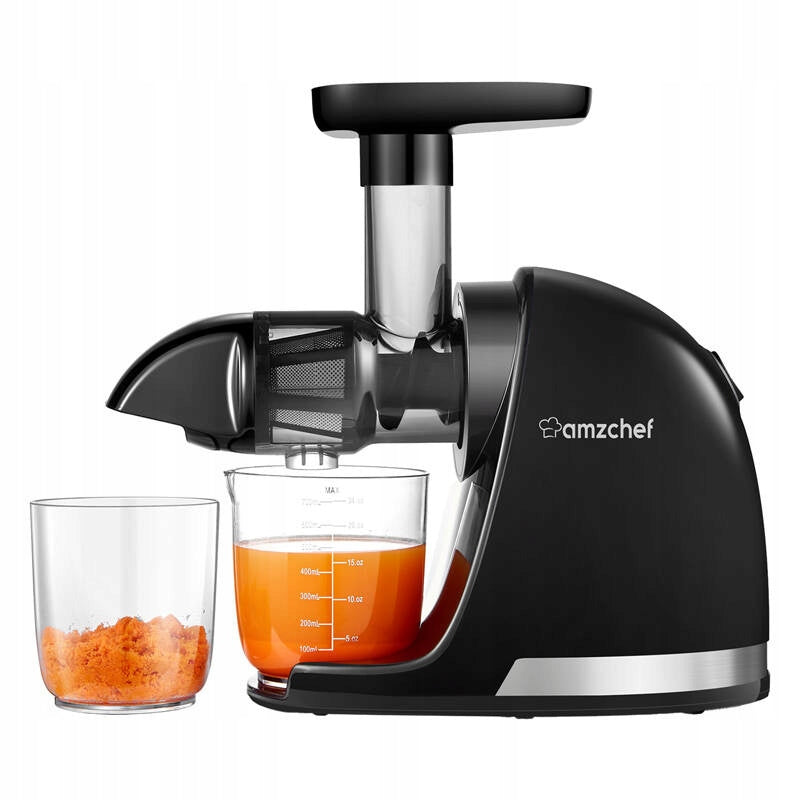 Slow juicer AMZCHEF Black Juicer for Vegetables and Fruits