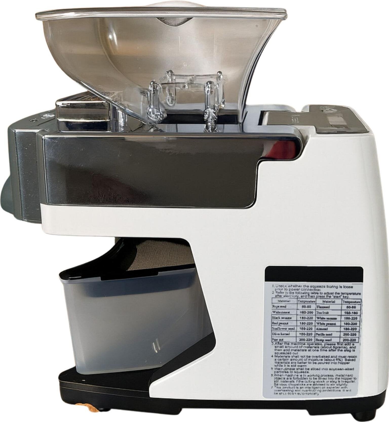 Slow juicer for oil WENON Premium Plus Brand no brand