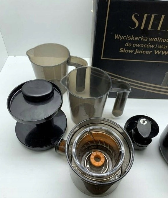 Slow juicer for vegetables and fruits Stella Packaging status original