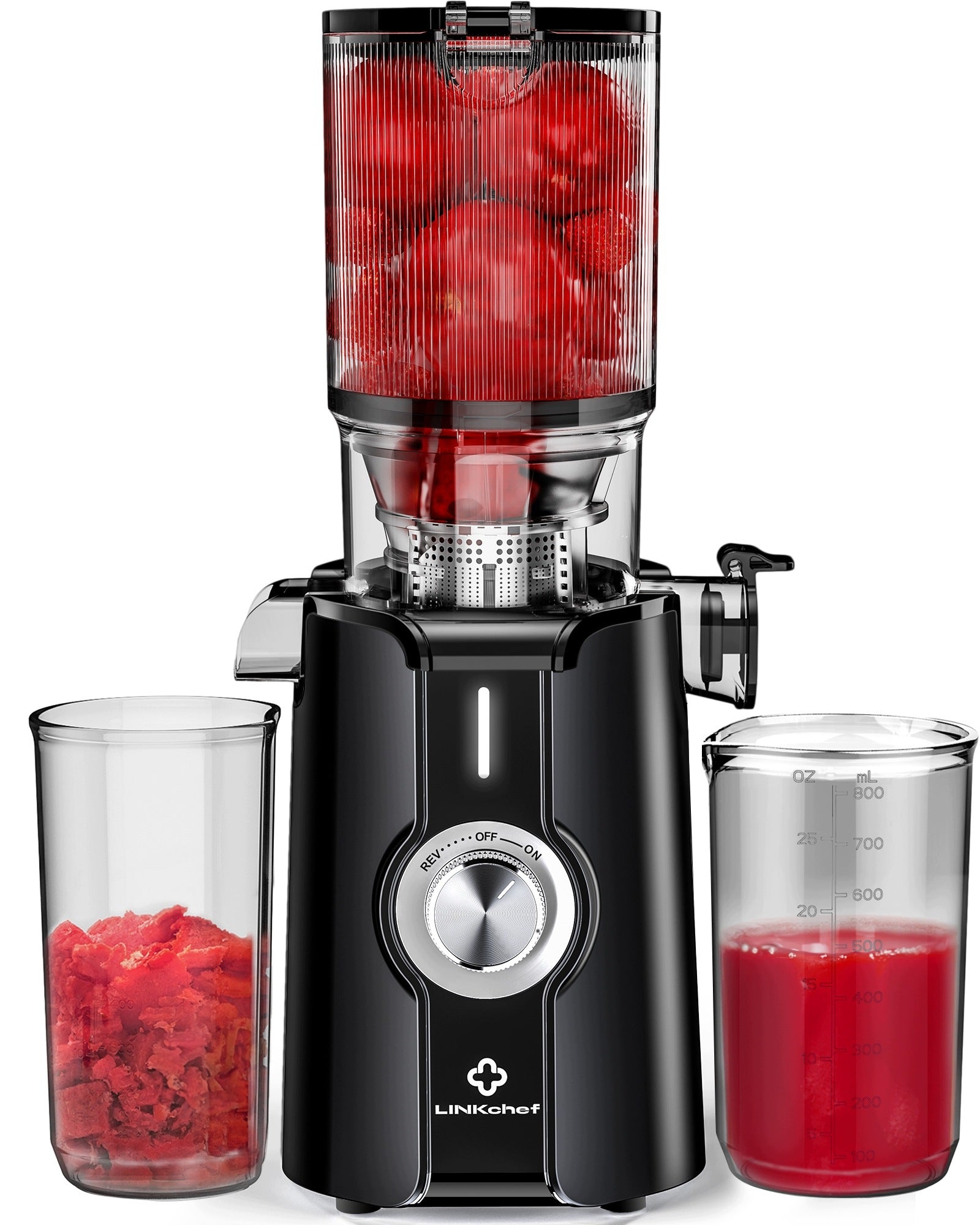 Slow juicer oil press Azmsary SJ51-Black 200 W