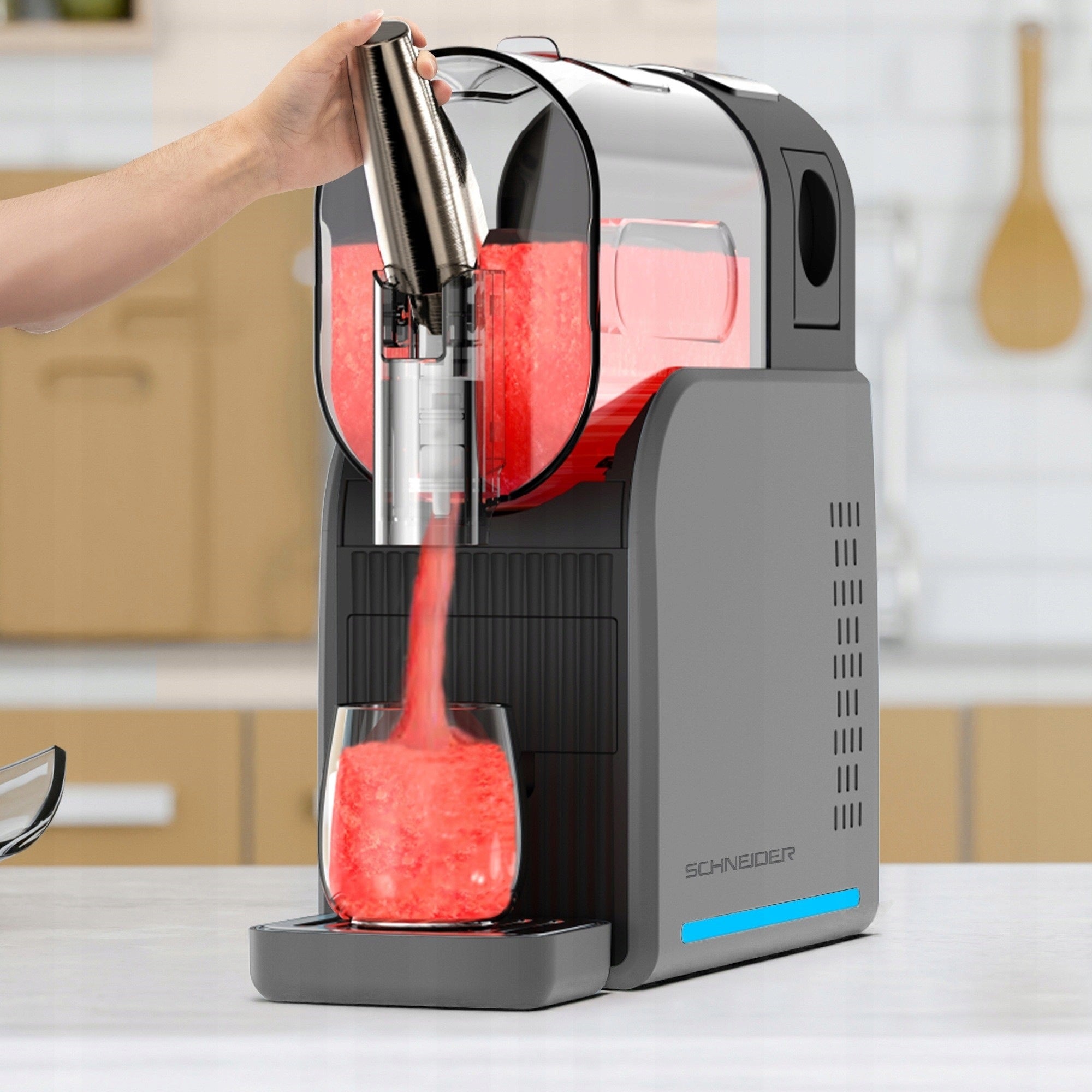 Slushy SCHNEIDER SLUSH ME Ice Cream Machine for Frozen Beverages 6 programs Manufacturer code SLUSH ME II