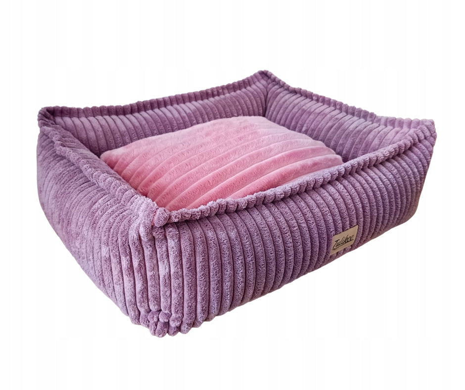 Small Dog Bed Miniatures XS Corduroy York Chihuahua Pink Brand no brand