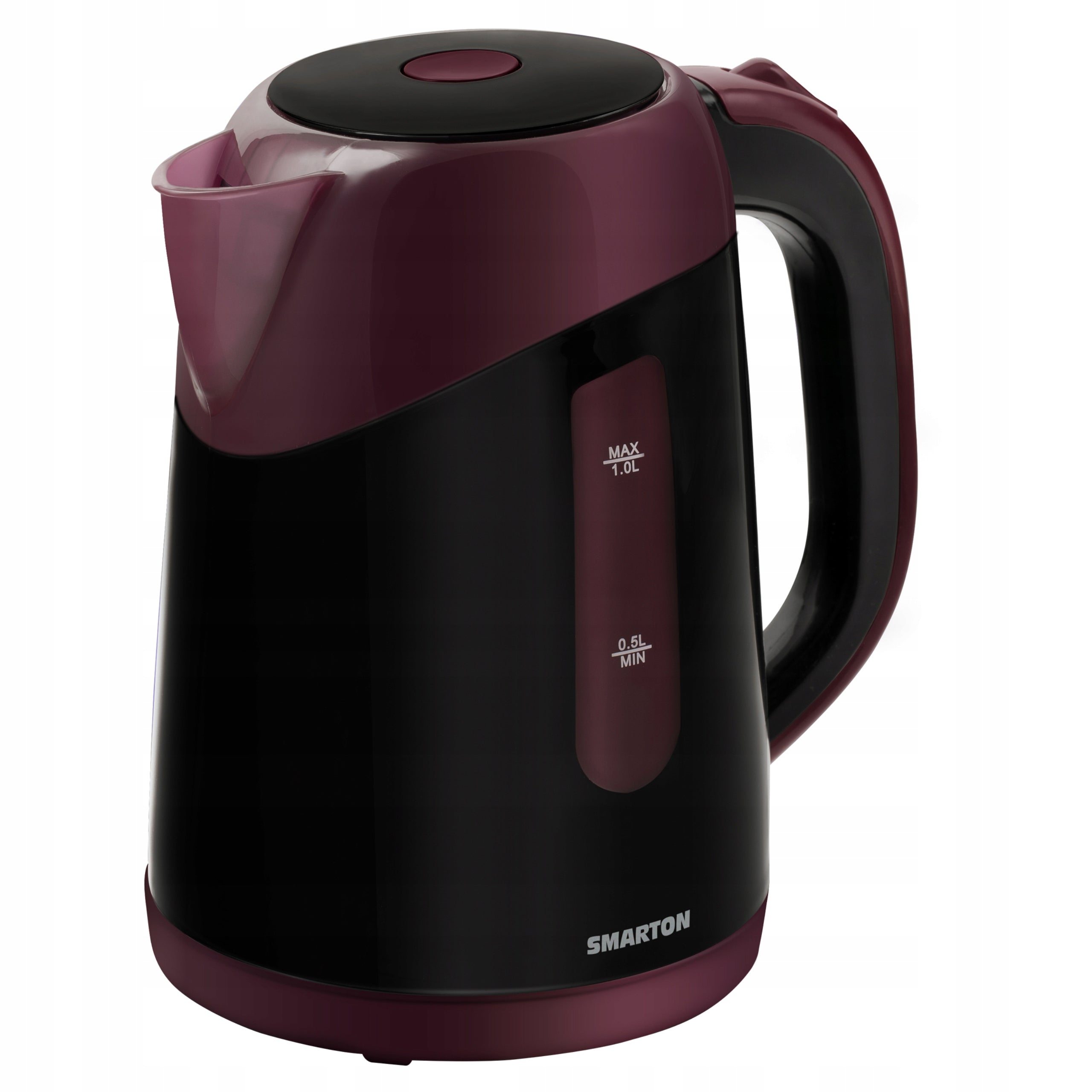 Small Electric Kettle SMARTON WK 110 1 Liter POWER 1200W ROTATING 360 Black