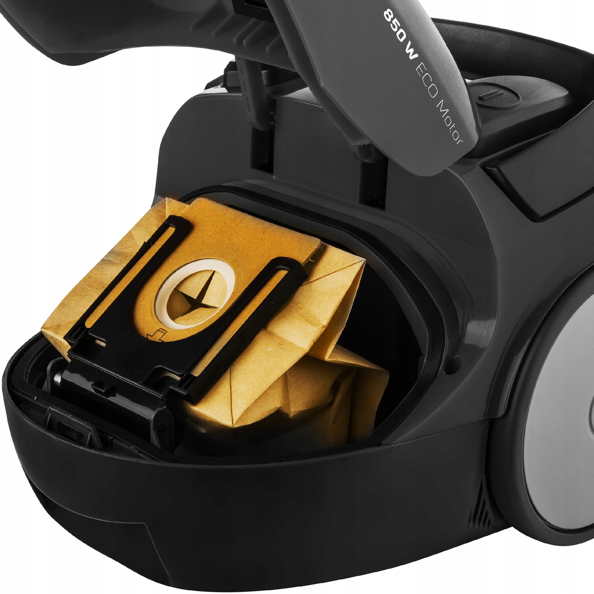 Small POWERFUL bagged vacuum cleaner 850W HEPA black 1,5L Sencor SVC 45BK-EUE3 Dominant color black