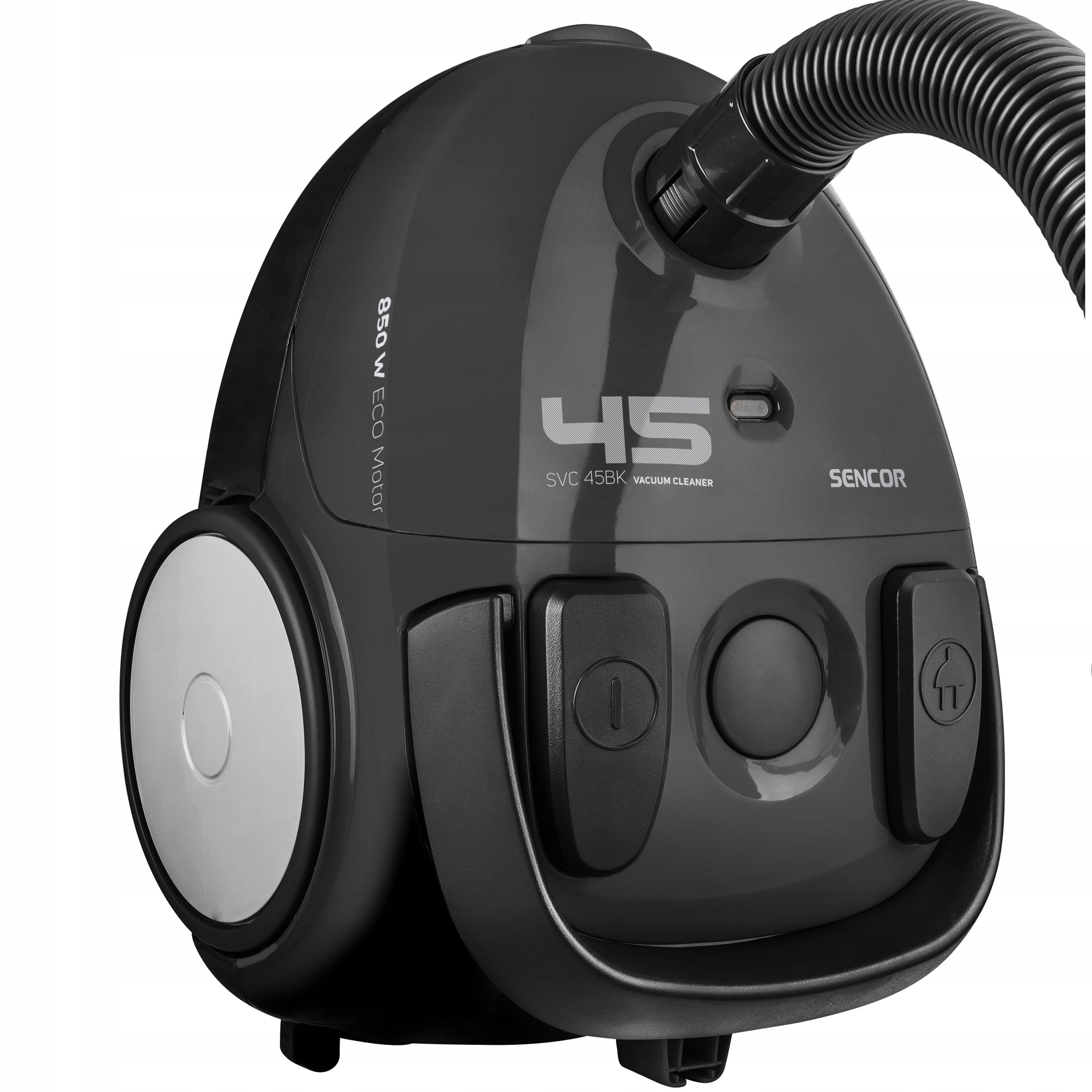 Small POWERFUL bagged vacuum cleaner 850W HEPA black 1,5L Sencor SVC 45BK-EUE3