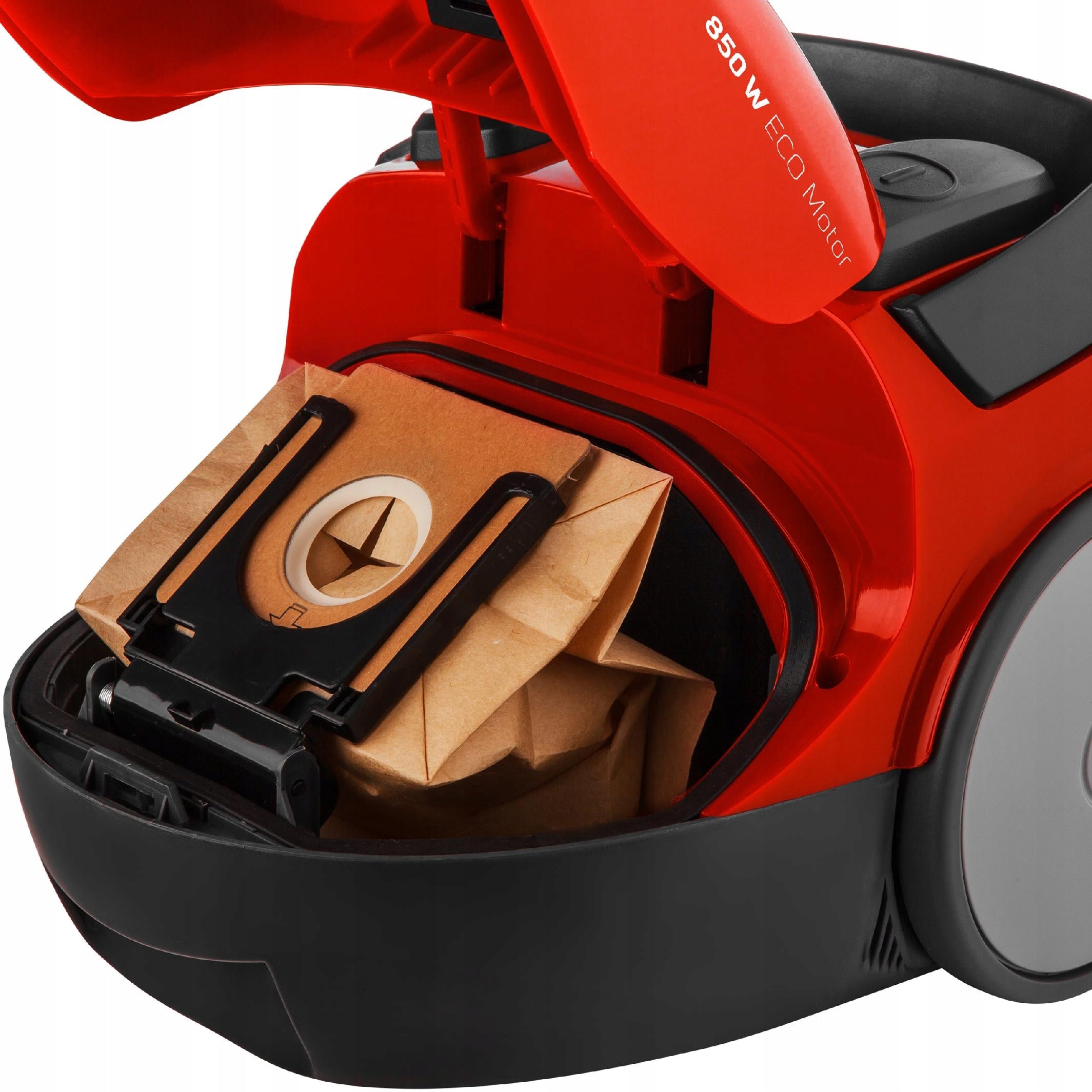 Small POWERFUL bagged vacuum cleaner 850W HEPA red 1,5L Sencor SVC 45RD-EUE3 Power rating 850 W