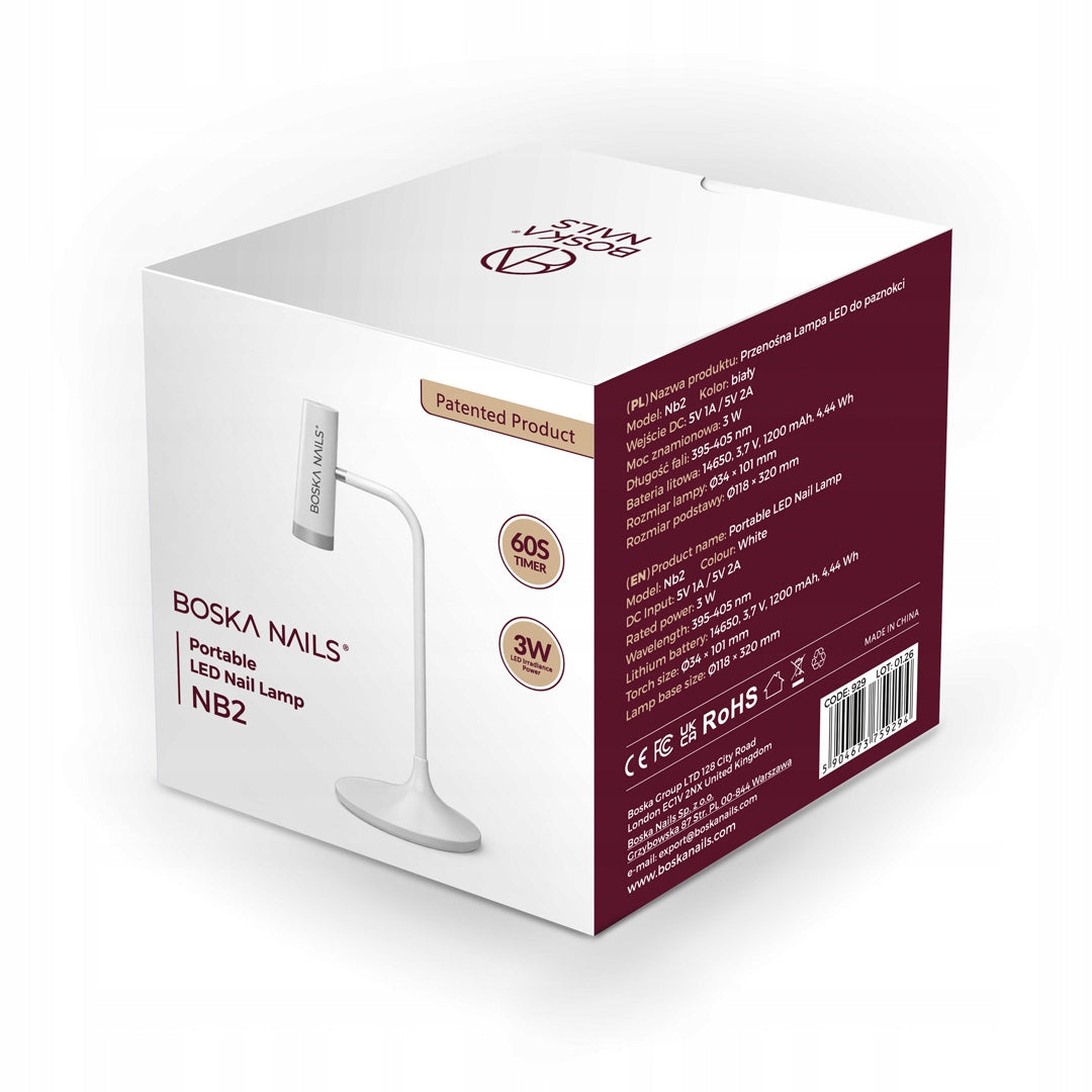 Small UV nail curing lamp LAMP NB2 Boska Nails Manufacturer code 929