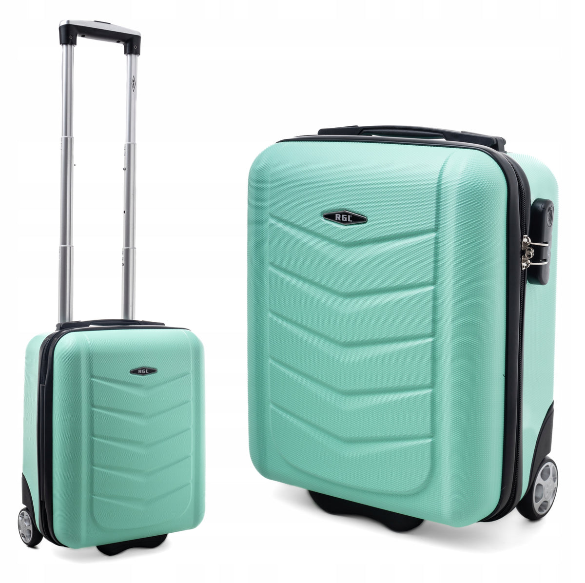 Small cabin suitcase HAND LUGGAGE WHEELS WIZZAIR, RYANAIR Brand RGL
