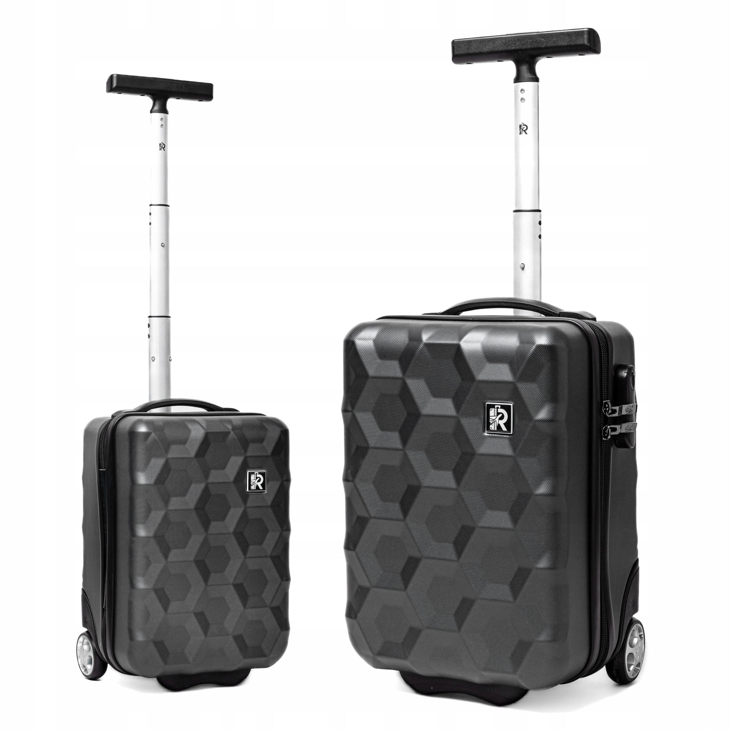 Small cabin suitcase carry-on luggage for Ryanair Wizzair aircraft Depth (shorter edge) 20 cm