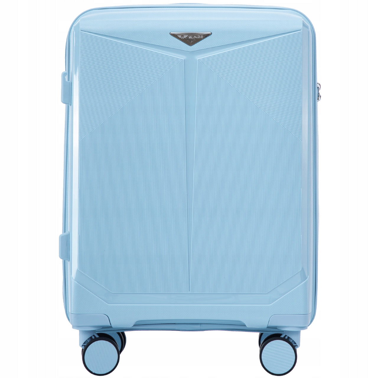 Small cabin suitcase for aircraft 55x40x20 cm handheld hard WINGS Manufacturer code CKT02-S-L.BLUE
