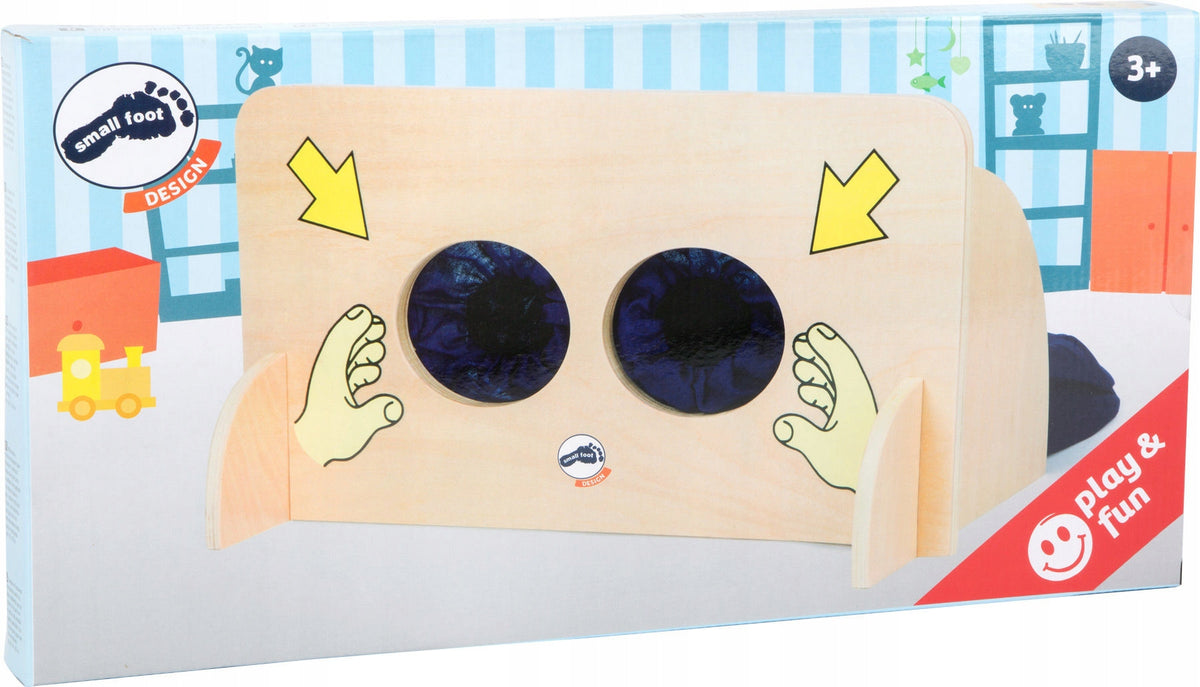 Small foot Sensory wall made of wood, educational game 6570 from 3 years