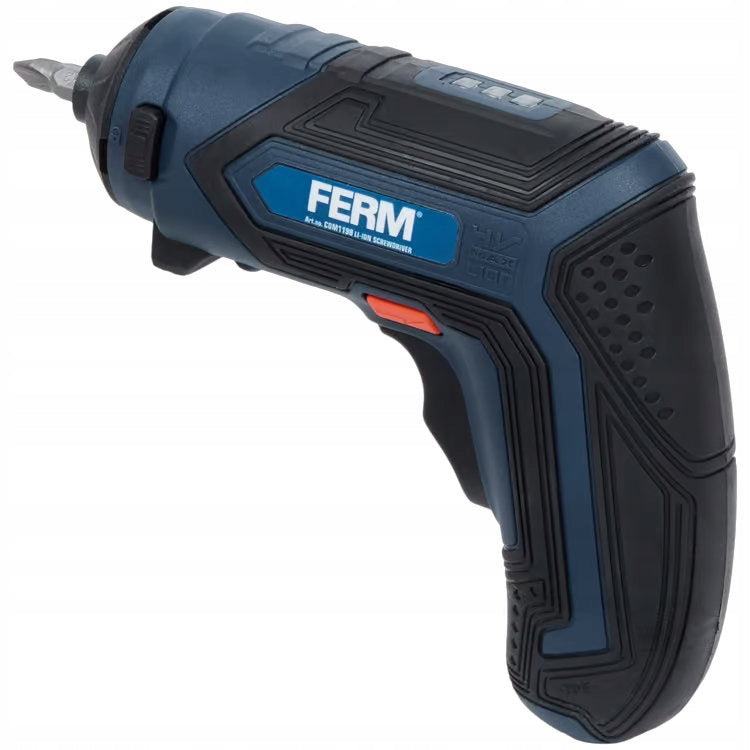 Small screwdriver Ferm battery power 4 V CDM1198 screwdriver 3 heads Manufacturer code CDM1198