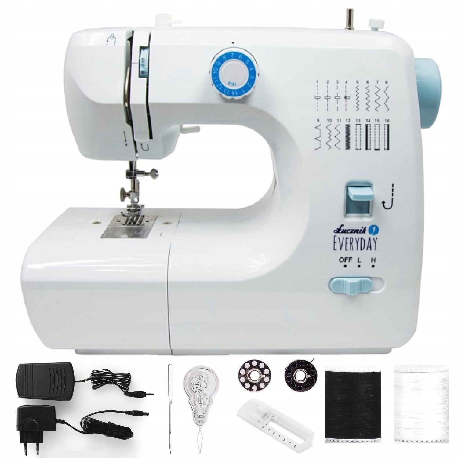 Small sewing machine for children Everyday 16 programs+ADDITIONAL ACCESSORIES