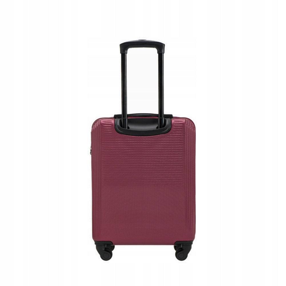 Small suitcase PUCCINI SAN DIEGO ABS025C 3B Burgundy Width (longer edge) 40 cm