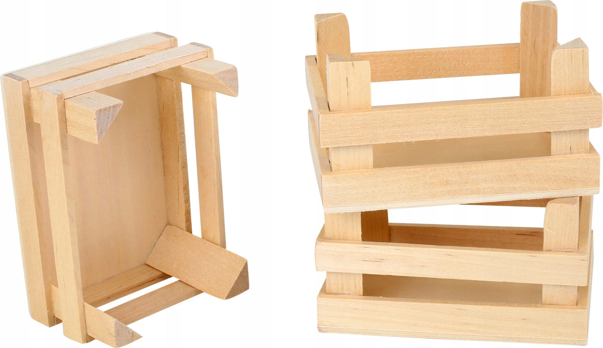 Small wooden box Small Foot Design 3 pcs. Manufacturer code 1808