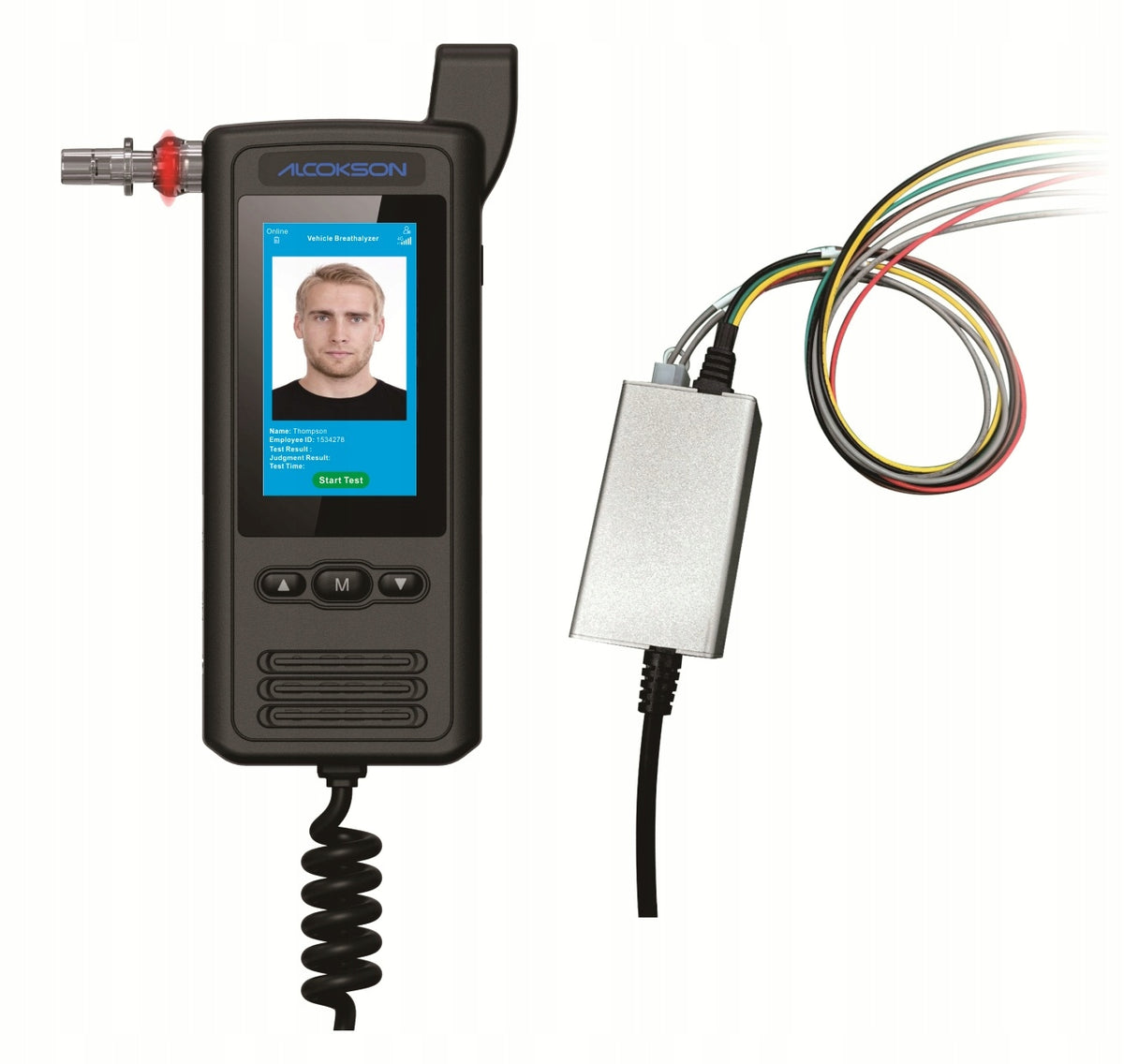 Smart Breathalyzer Alcohol Lock with 4G Control System with Camera and GPS