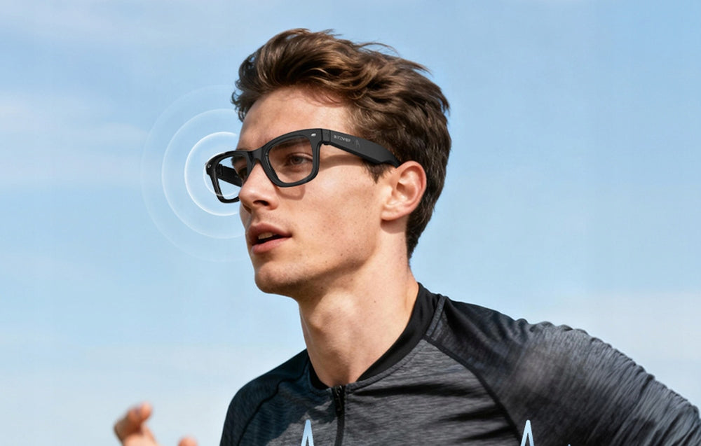 Smart Glasses AI BlitzWolf Photochromic Bluetooth UV Translation Manufacturer code BW-AG1 Photochromic