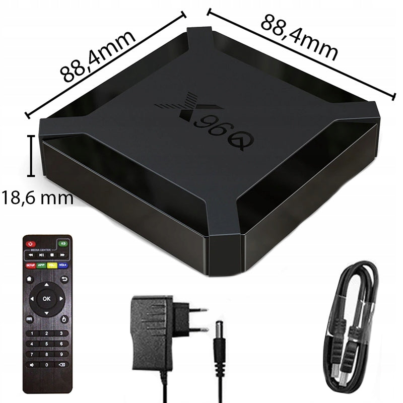 Smart TV Box Android 10 WiFi Bluetooth 4K TV Attachment 16GB Manufacturer code 088E