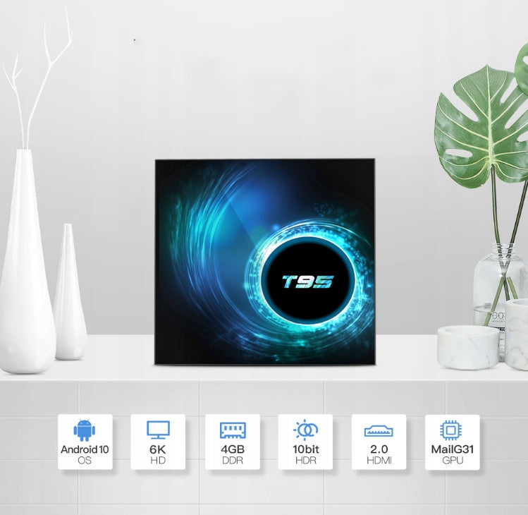 Smart TV Box Decoders Android 10.0 4G 64GB T95 Brand no brand