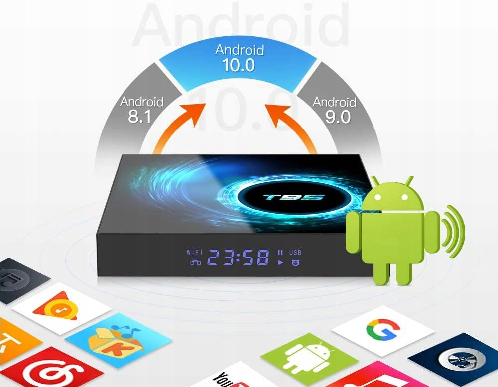 Smart TV Box Decoders Android 10.0 4G 64GB T95
