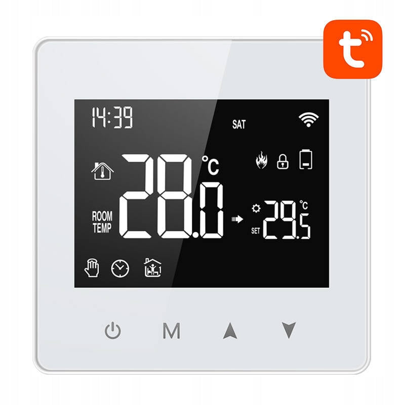 Smart Thermostat Avatto WT198 WiFi TUYA LED Temperature Controller