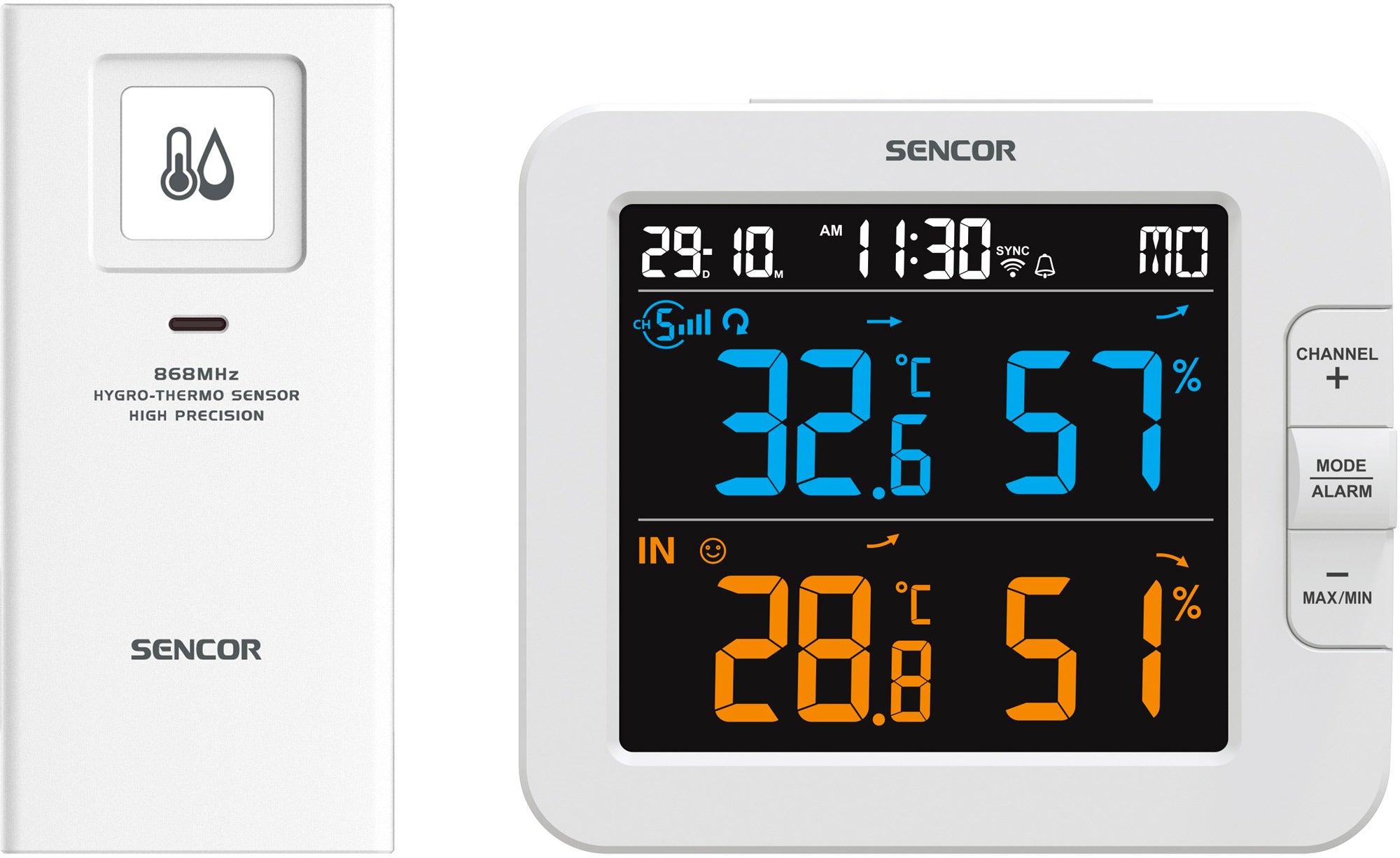 Smart Wireless Weather Station Sencor SWS8600SH white Brand Sencor