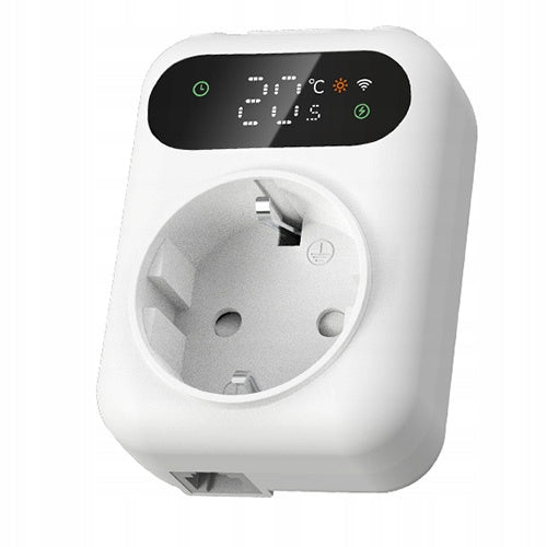Smart outlet thermostat Wifi 16A two sensors LED display Manufacturer code SB1209