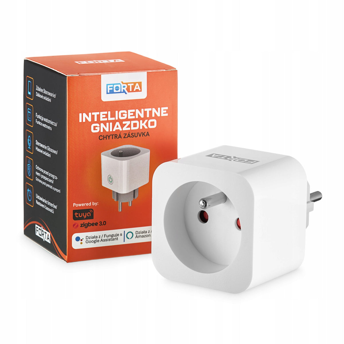 Smart socket Forta Zigbee TUYA HUE Zigbee2MQTT plug measurement