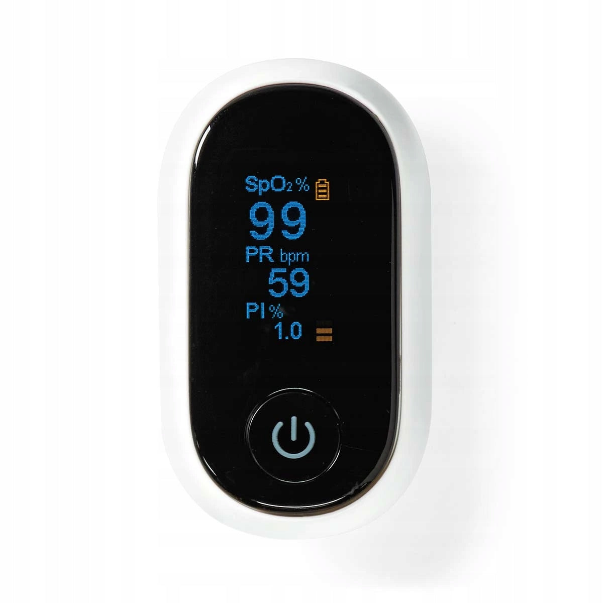 SmartLife Pulzní Oxymetr | Bluetooth | OLED Displej | Perfuzní index / Pulz Color white