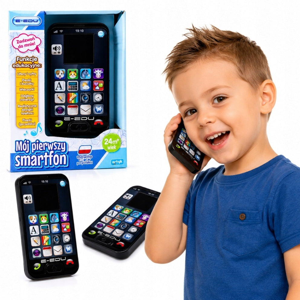 Smartphone for children E-Edu interactive educational Polish 18m+