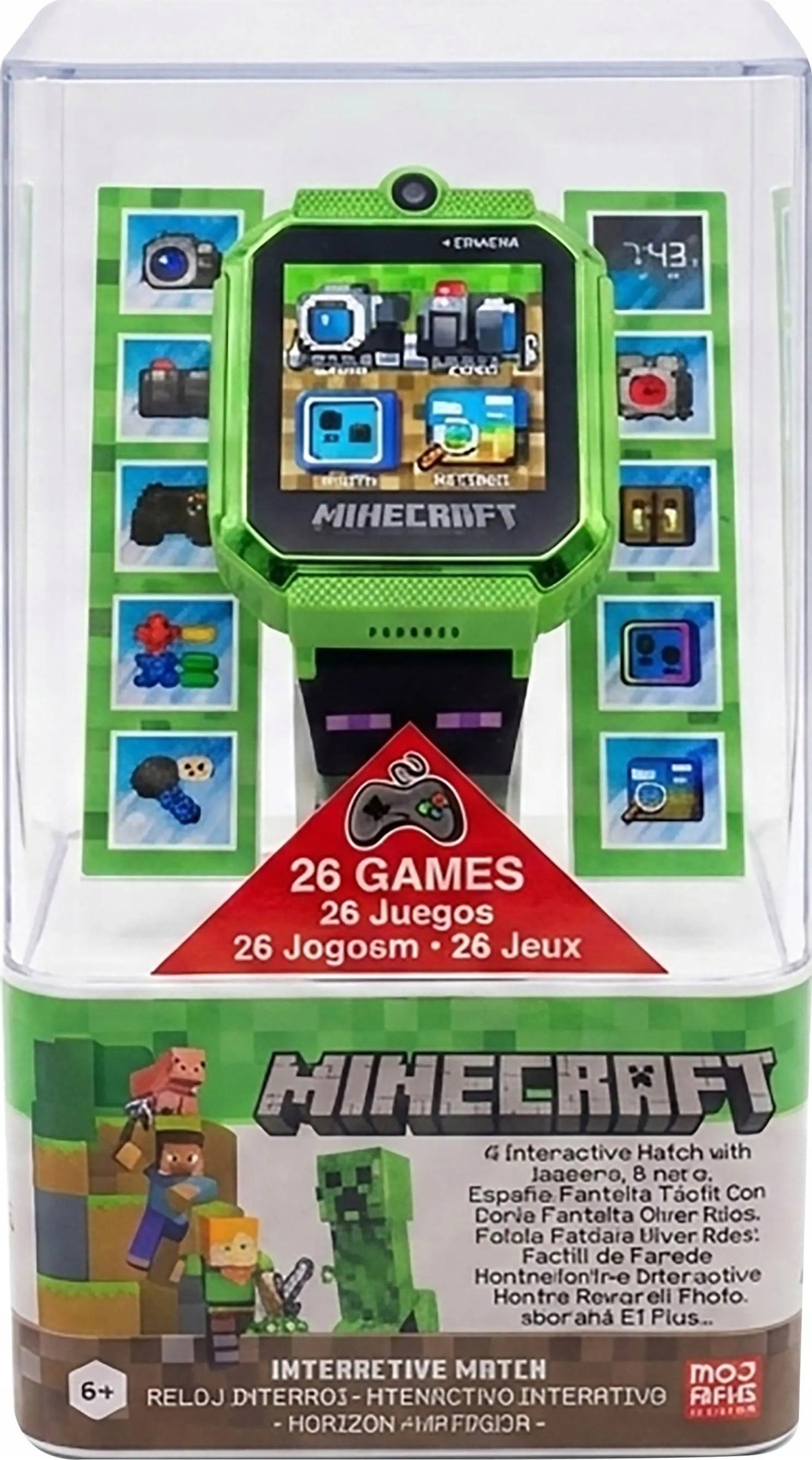 Smartwatch 10 functions Minecraft MIN4099 Kids Euroswan