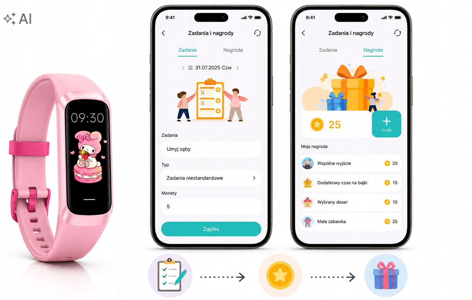 Smartwatch Children Rubicon RNCF05 Kids COLORS AMOLED Pulse Steps Manufacturer code RNCF05