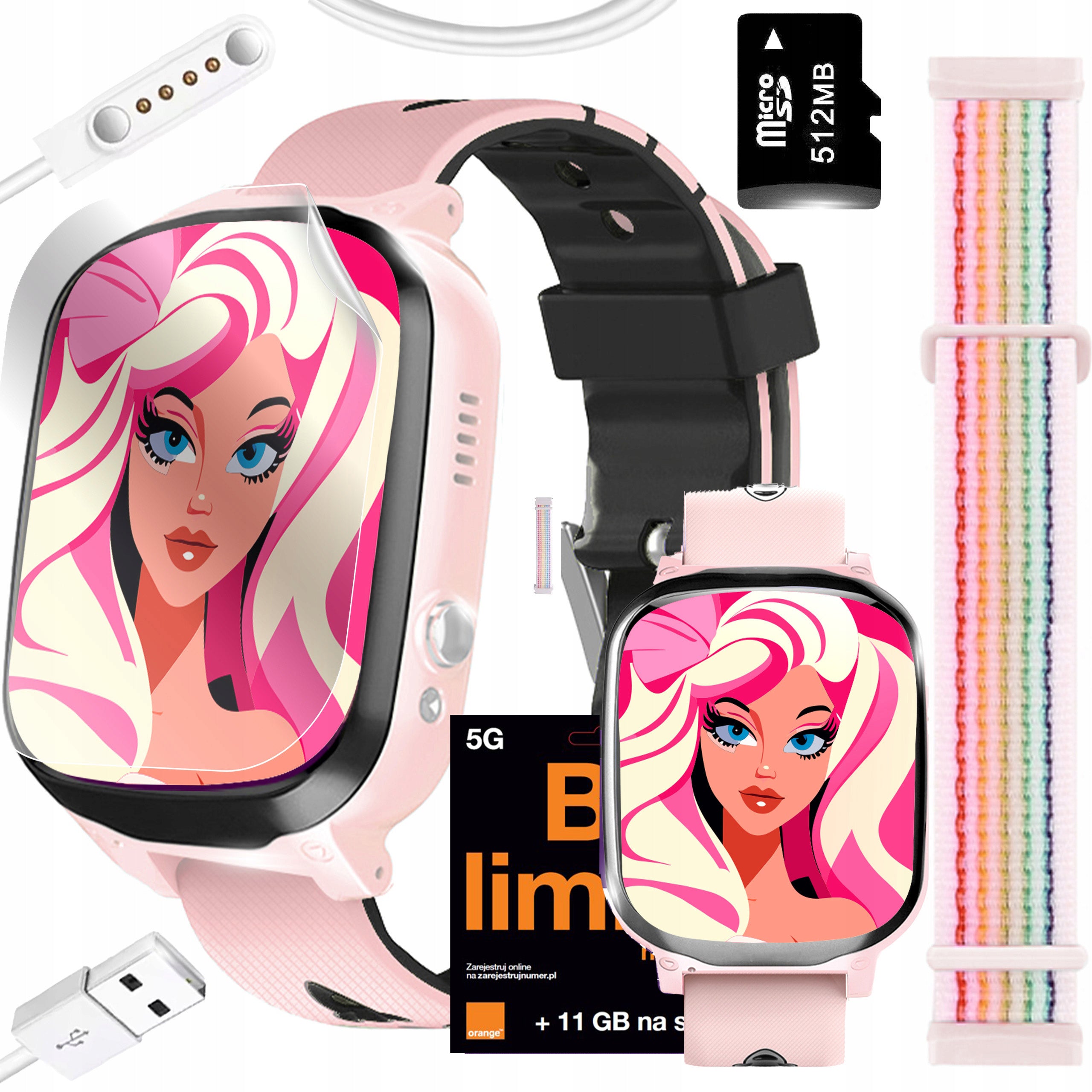 Smartwatch Children's Watch SIM Camera Phone Game Music Player Manufacturer code 123