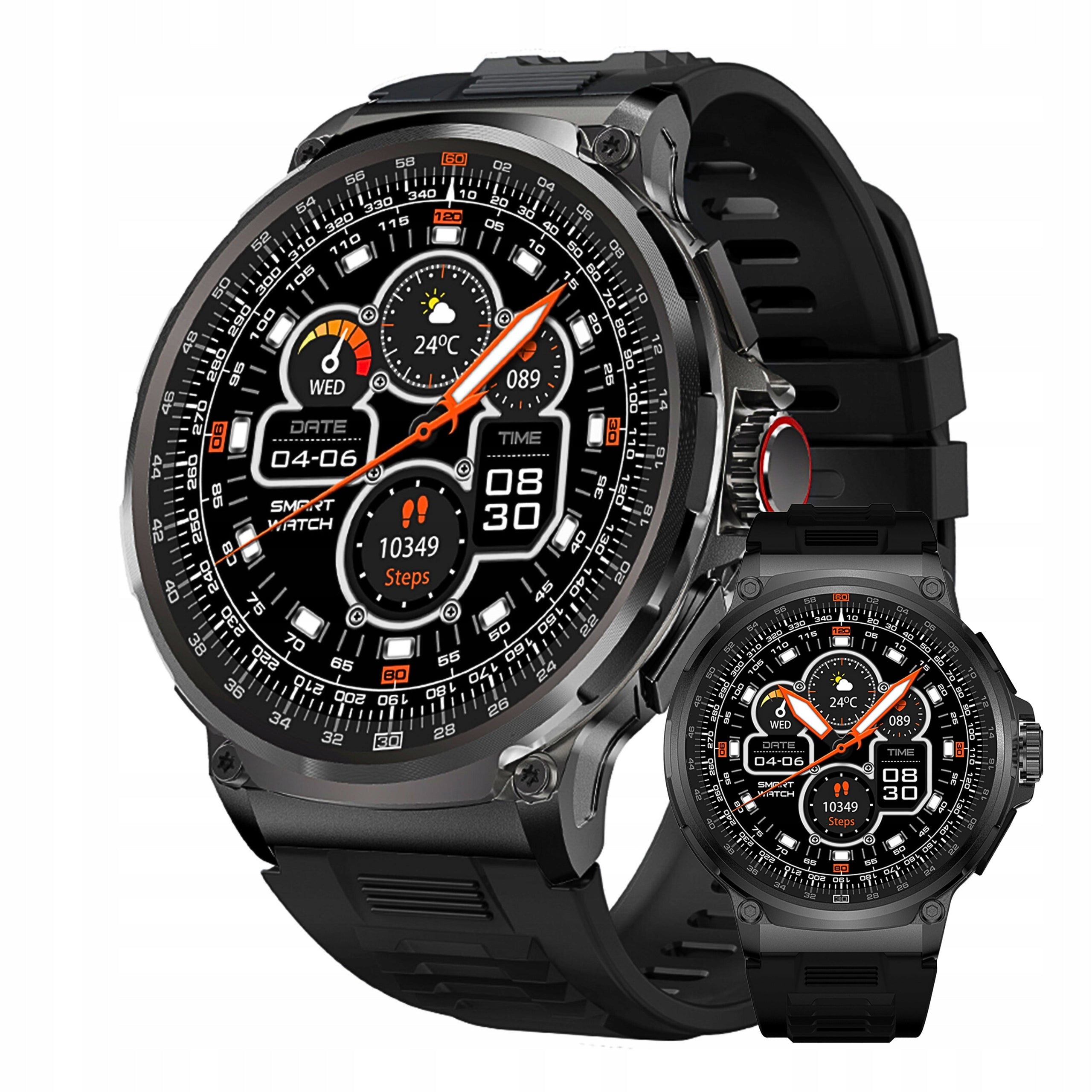 Smartwatch Colmi V69 Black 1.85 HD Bluetooth IP68 Sport Health 100 Modes