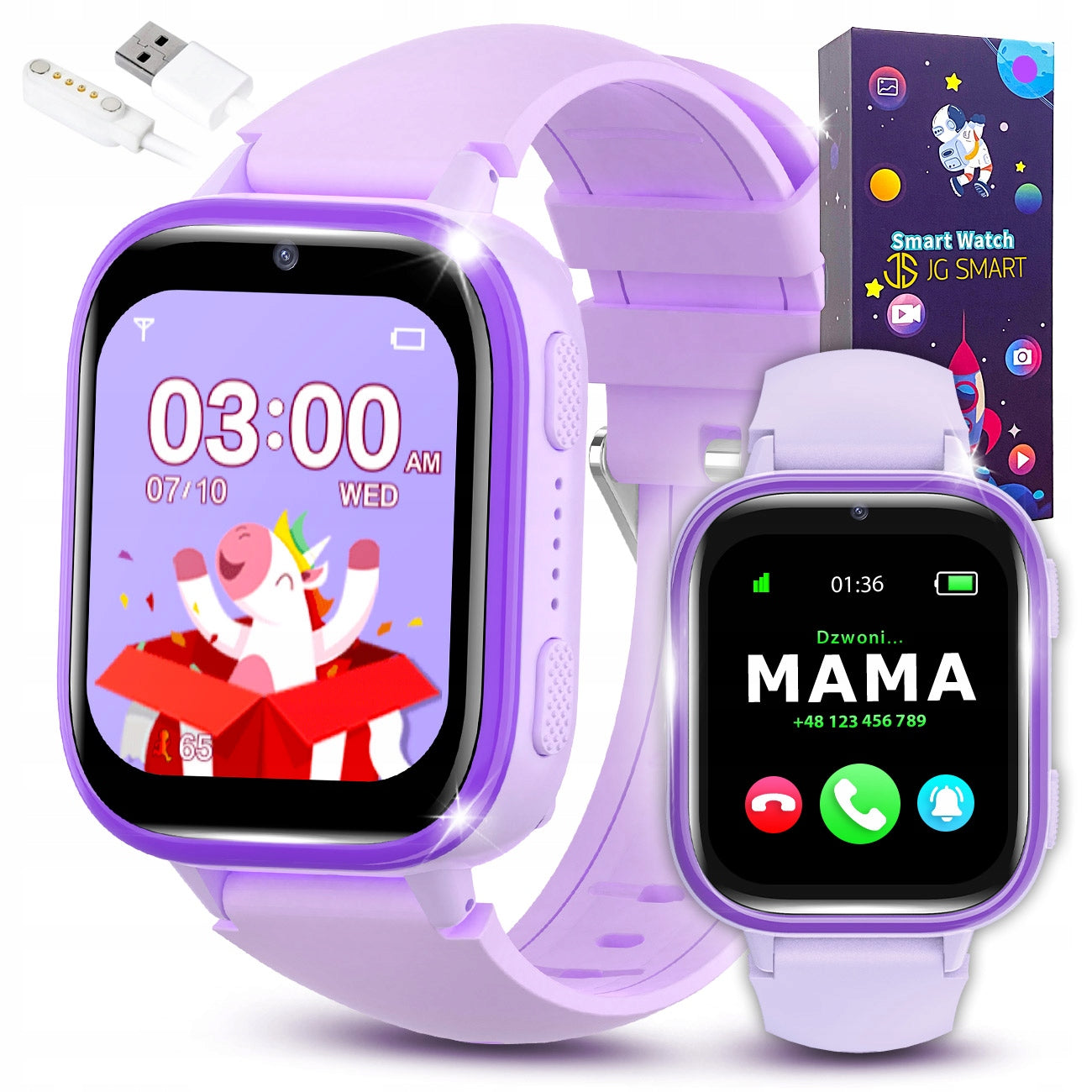 Smartwatch For Children's Watch SIM Phone Games Learning Camera Fairy Tales Packaging status original