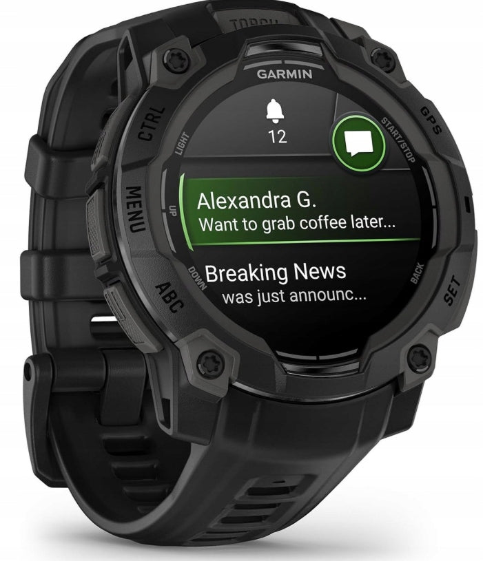 Smartwatch Garmin Instinct 3 45mm AMOLED Black 010-02936-00 Brand Garmin