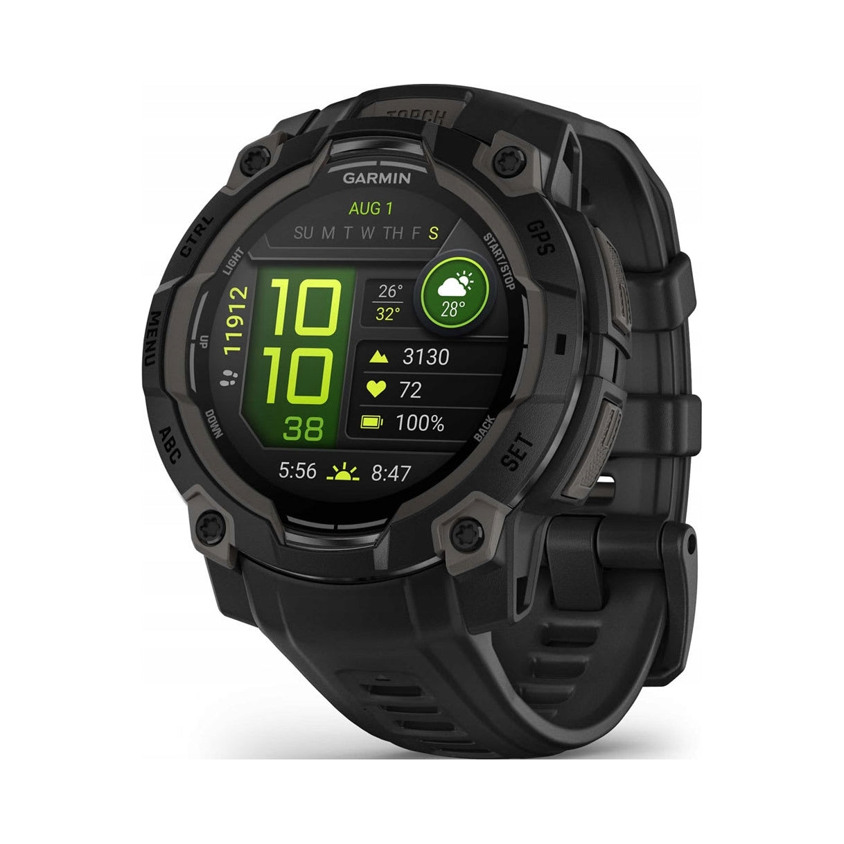 Smartwatch Garmin Instinct 3 45mm AMOLED Black 010-02936-00