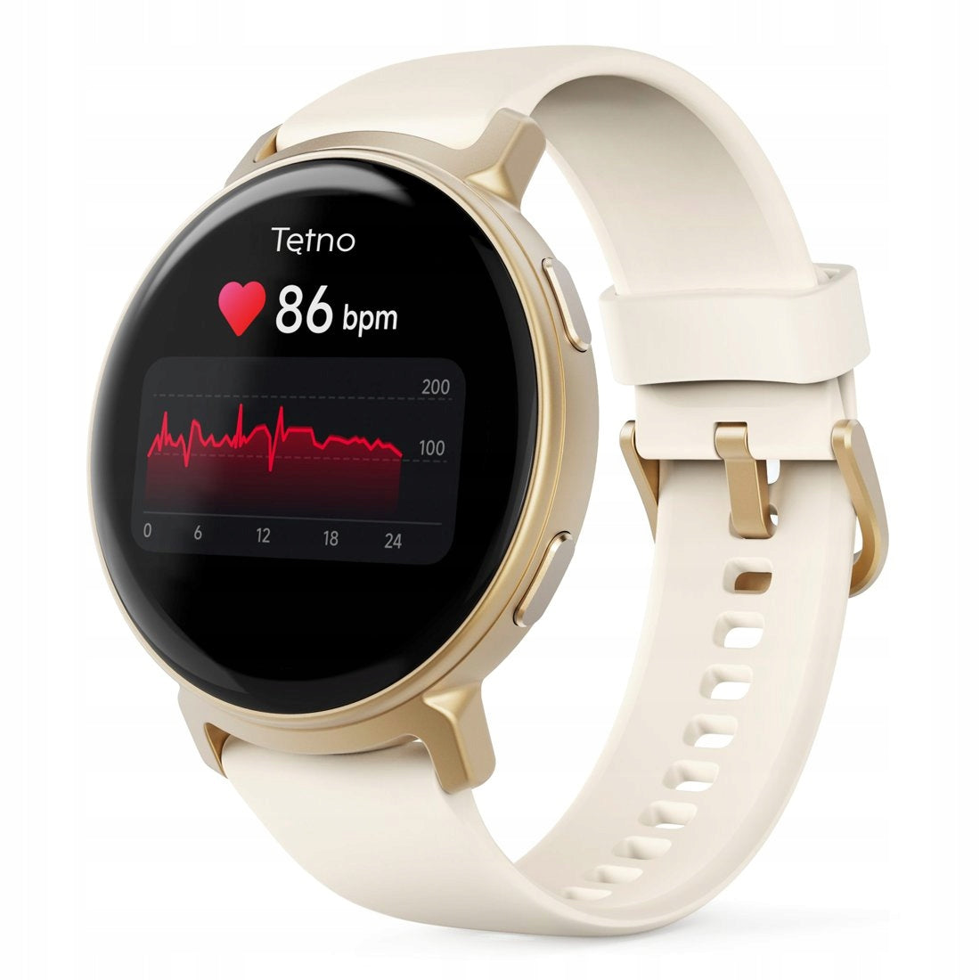 Smartwatch Hama 7020 GPS AMOLED gold