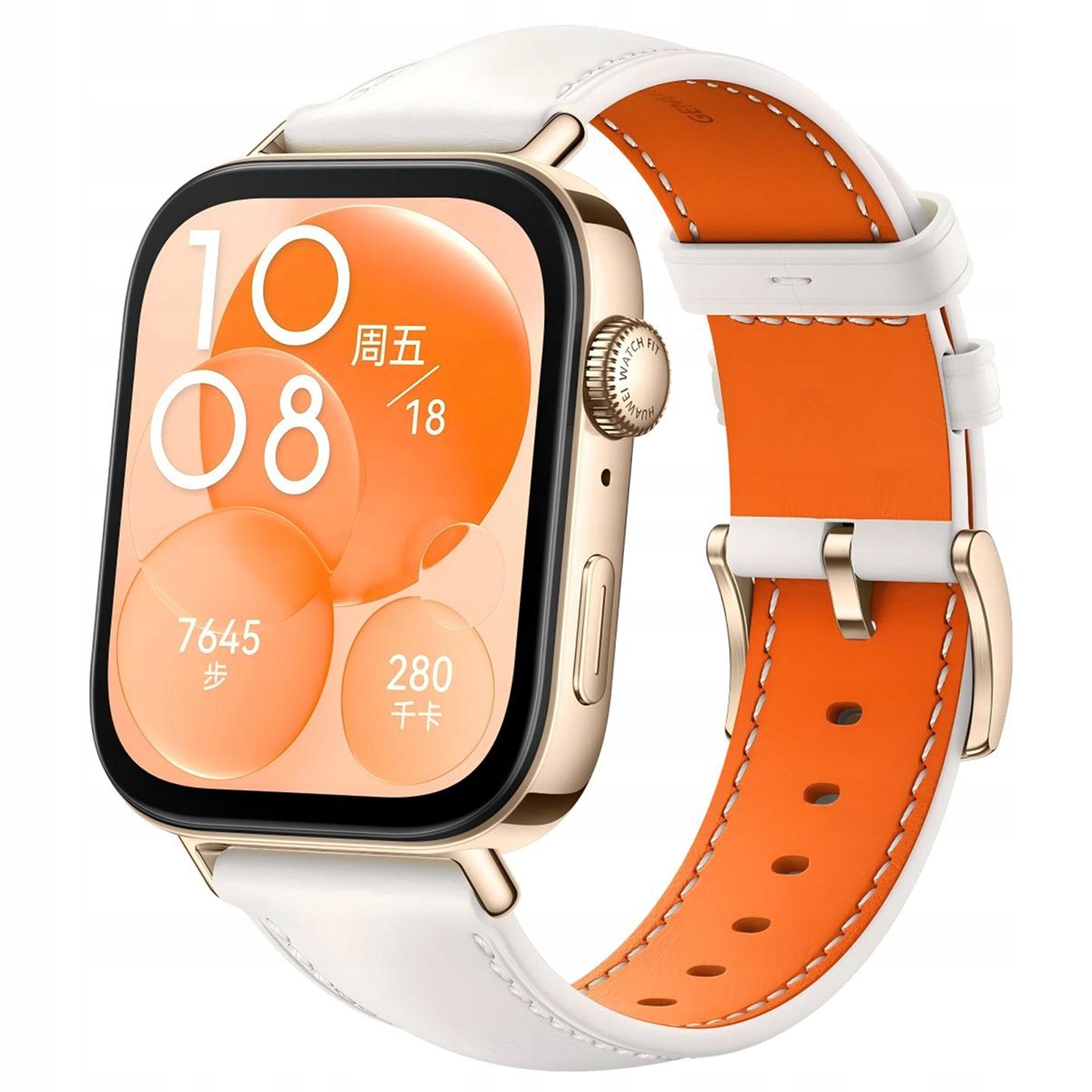 Smartwatch Huawei Watch Fit 3 Classic Biały Skórzany