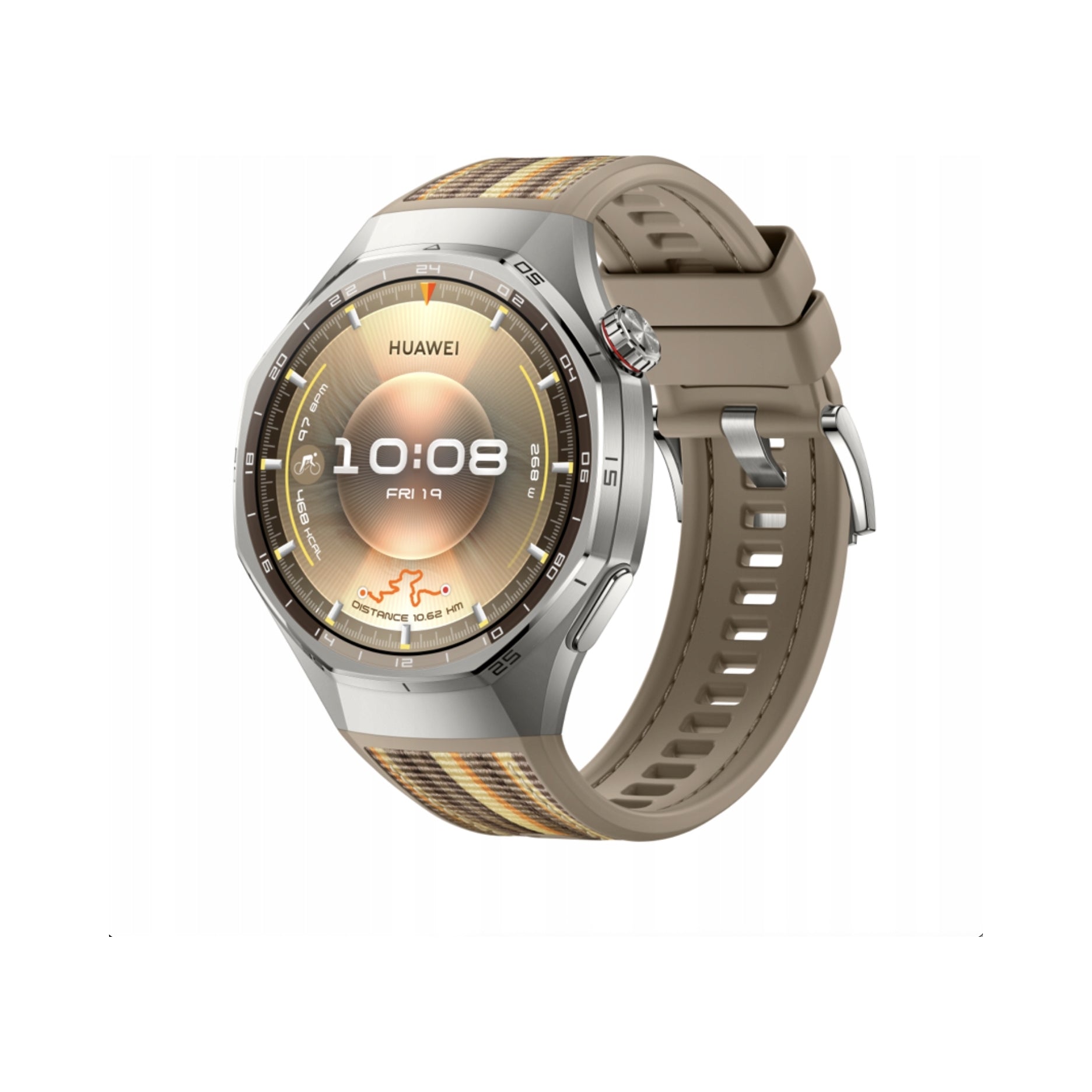 Smartwatch Huawei Watch GT 6 Pro 46mm Safari sapphire NFC glass brown