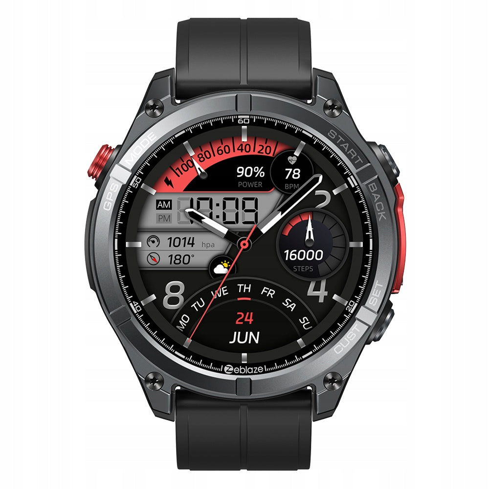 Smartwatch Zeblaze Stratos 4 Black GPS AMOLED Sport Waterproof 5ATM Model other