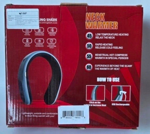 Smiling Shark Electric Neck/Kick Heater for Rechargeable Battery (45-60) Medical device no