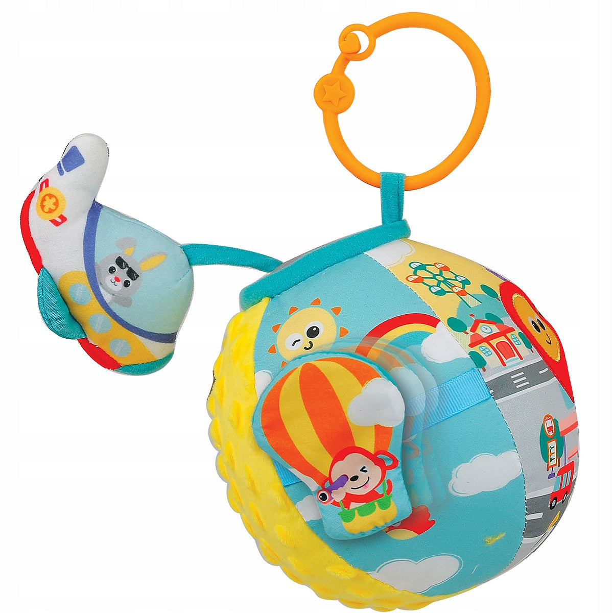 Smily Play Activating Ball RATTLE Pendant