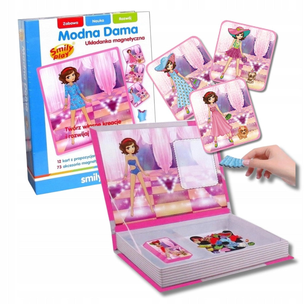 Smily Play Magnetic puzzle FASHION LADY fashion stylist PUZZLE