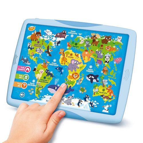 Smily Play Tablet My first map I DISCOVER THE WORLD Educational toy Packaging status original
