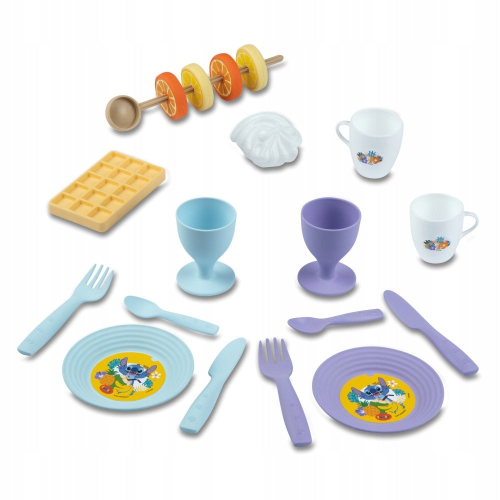 Smoby Disney Picnic Set Stitch Basket with Handle 19 Accessories Brand Smoby
