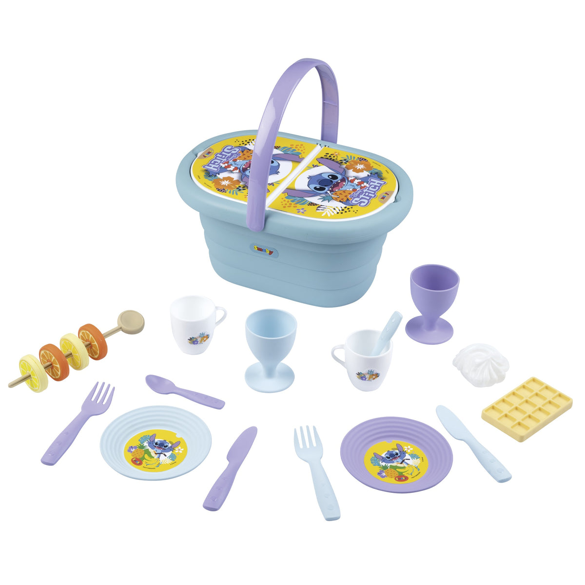 Smoby Disney Picnic Set Stitch Basket with Handle 19 Accessories Manufacturer code 312510