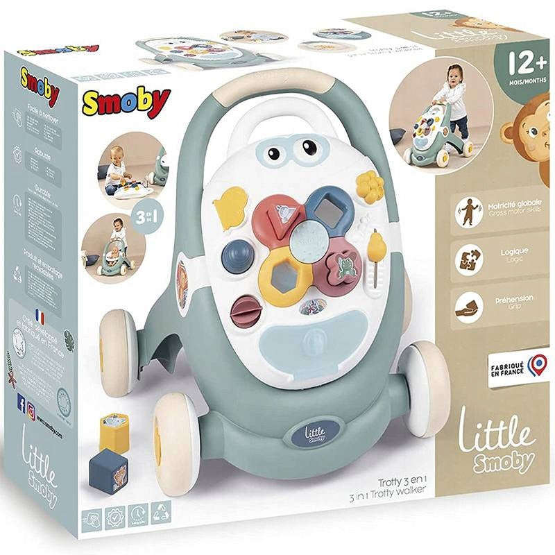 Smoby Pusher Interactive Walker 3in1 Kind Pusher