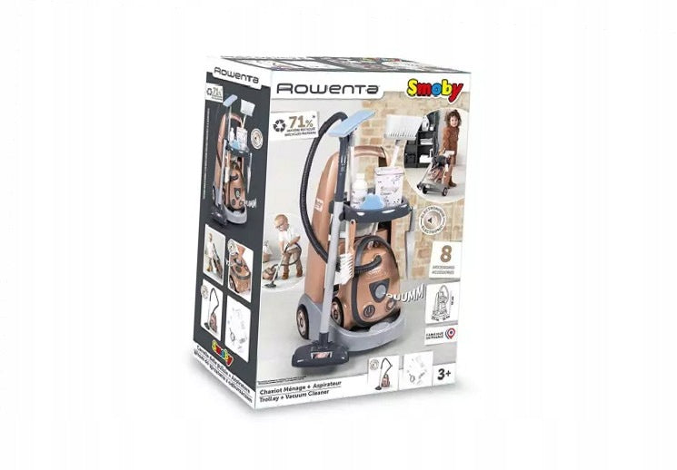 Smoby SMOBY Rowenta trolley with vacuum cleaner 330325