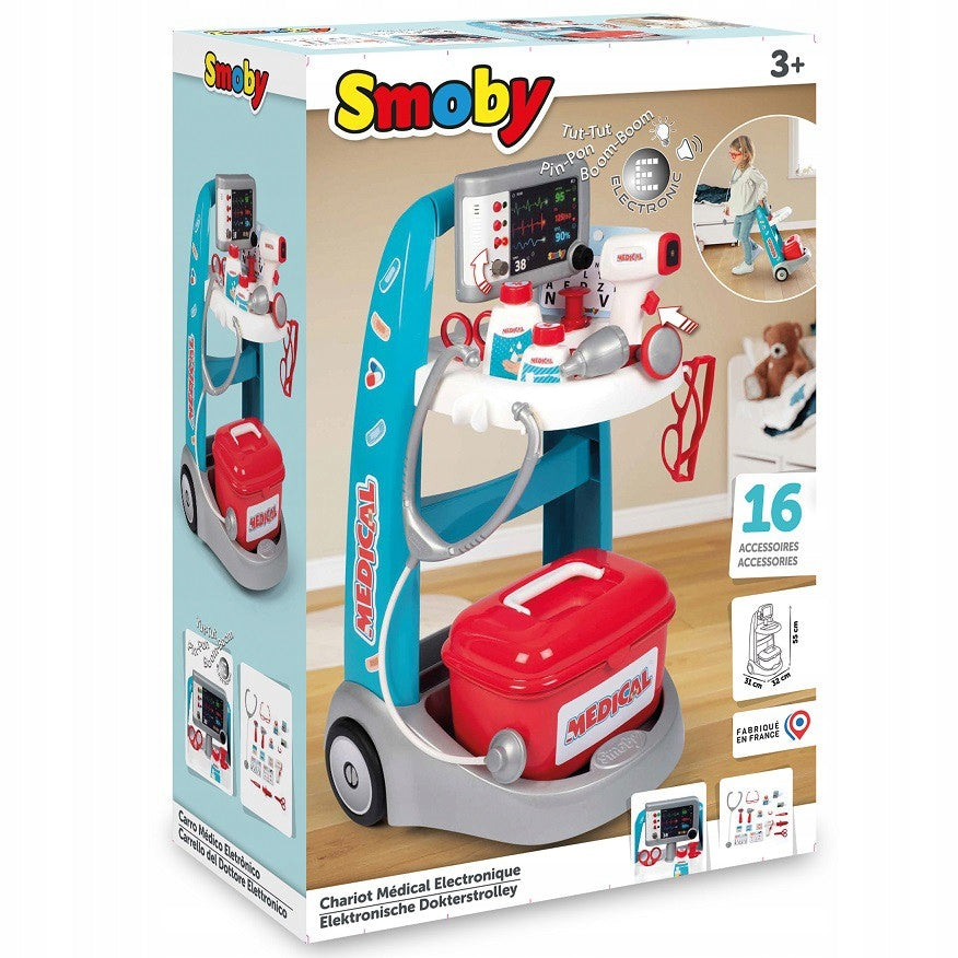 Smoby - electronic medicine trolley with accessories Brand Smoby